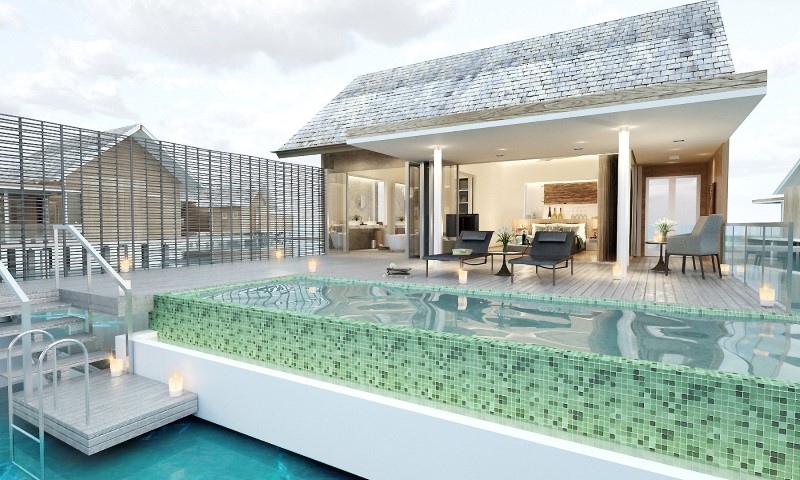 Kuramathi Maldives. Water Villa with Pool