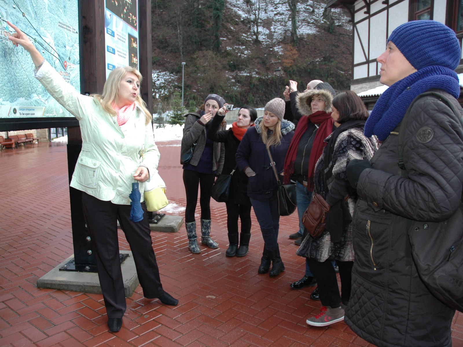 На экскурсии