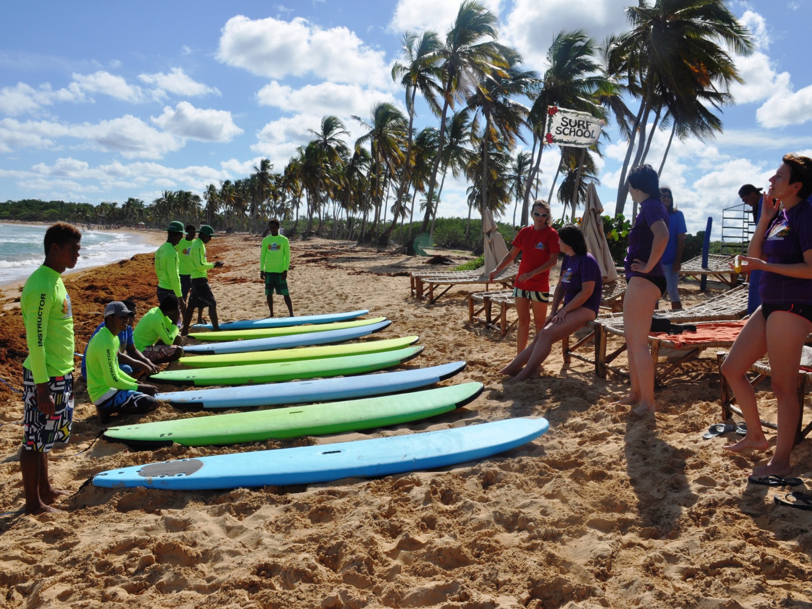 Инструктаж будущих серферов, фото Константин Исааков