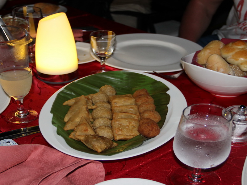 Еда в ресторане очень разнообразная