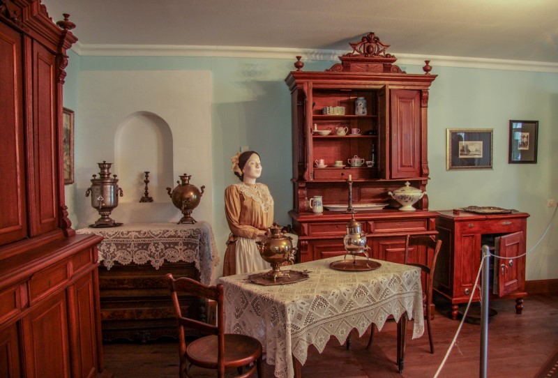 Интерьер в усадьбе Гальских, © О.Дёмина