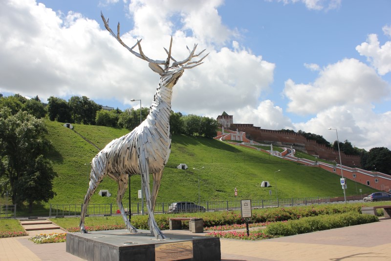 Олень - древний символ Нижнего Новгорода , © Е.Веденьев