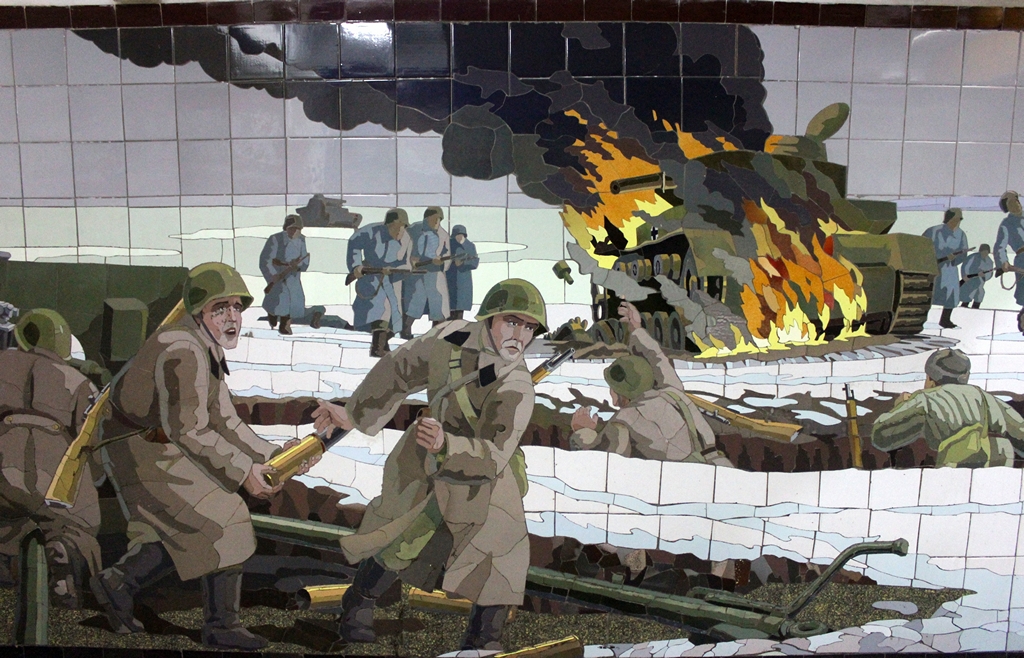 Мозаика «Оборона Ростова», © Е.Веденьев