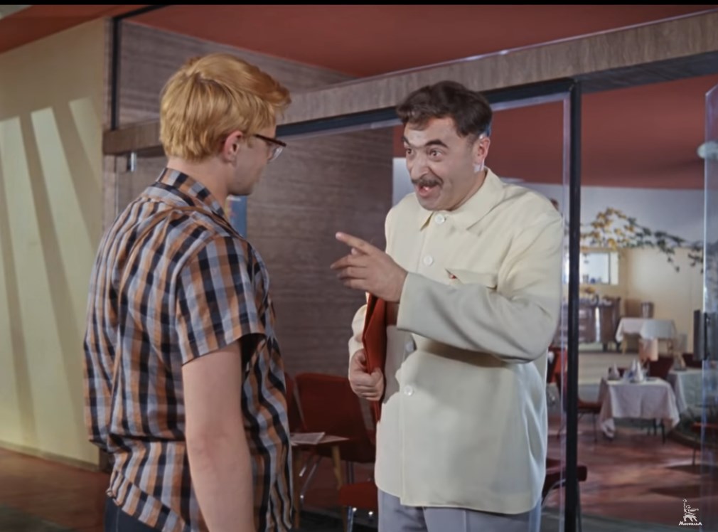 Кадр из фильма «Кавказская пленница, или Новые приключения Шурика»