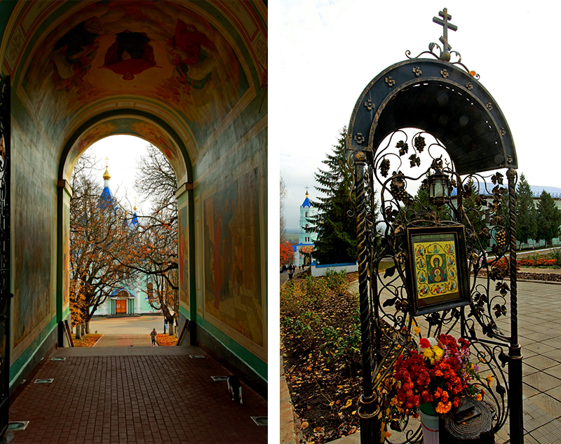 Проход на территорию через арку колокольни. И по ступенькам вниз., © Поздняков С.