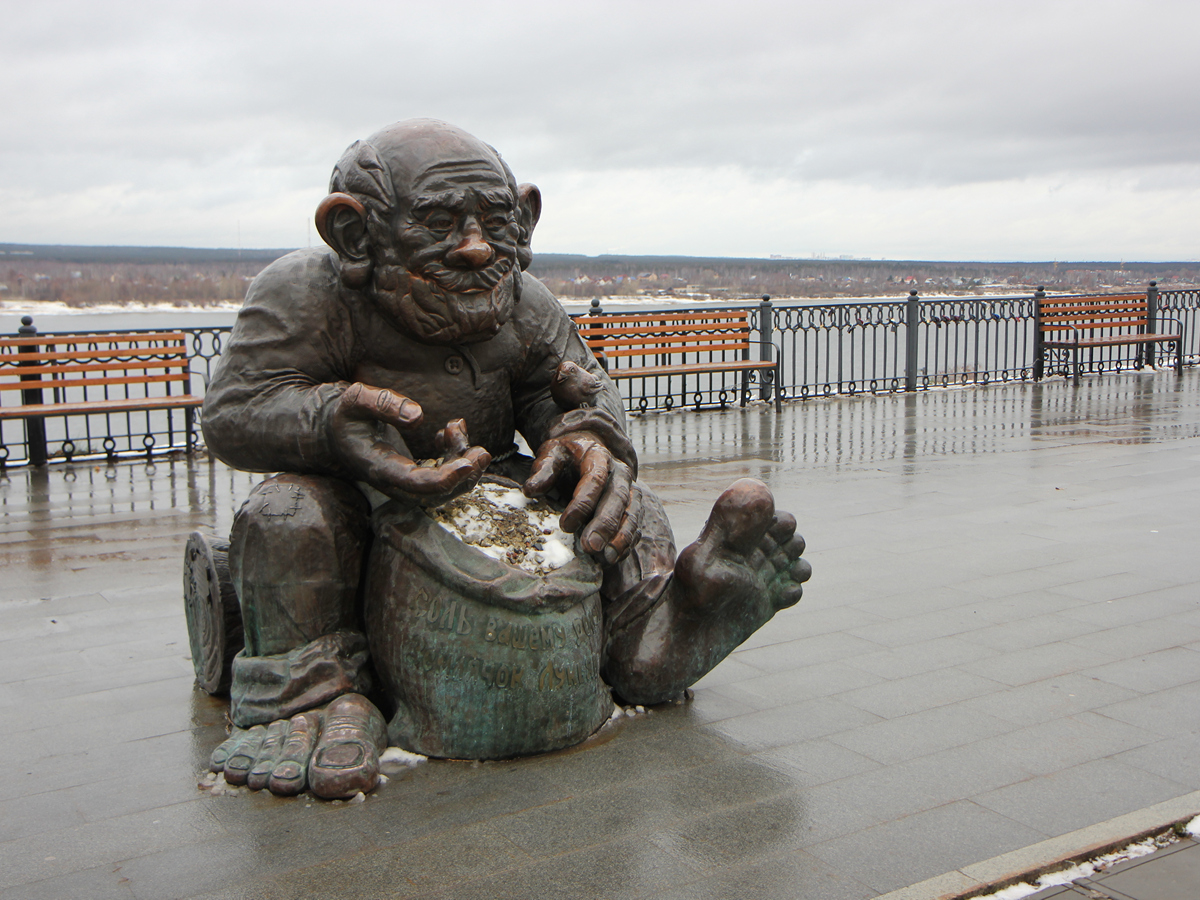 Памятник пермяку, © Е.Веденьев