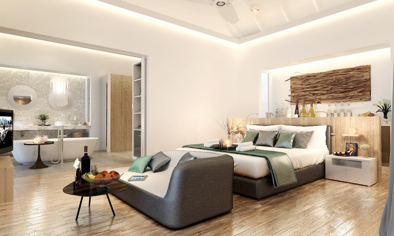 Kuramathi Maldives. Deluxe Water Villa