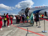 Казань. Первый чартер из Москвы